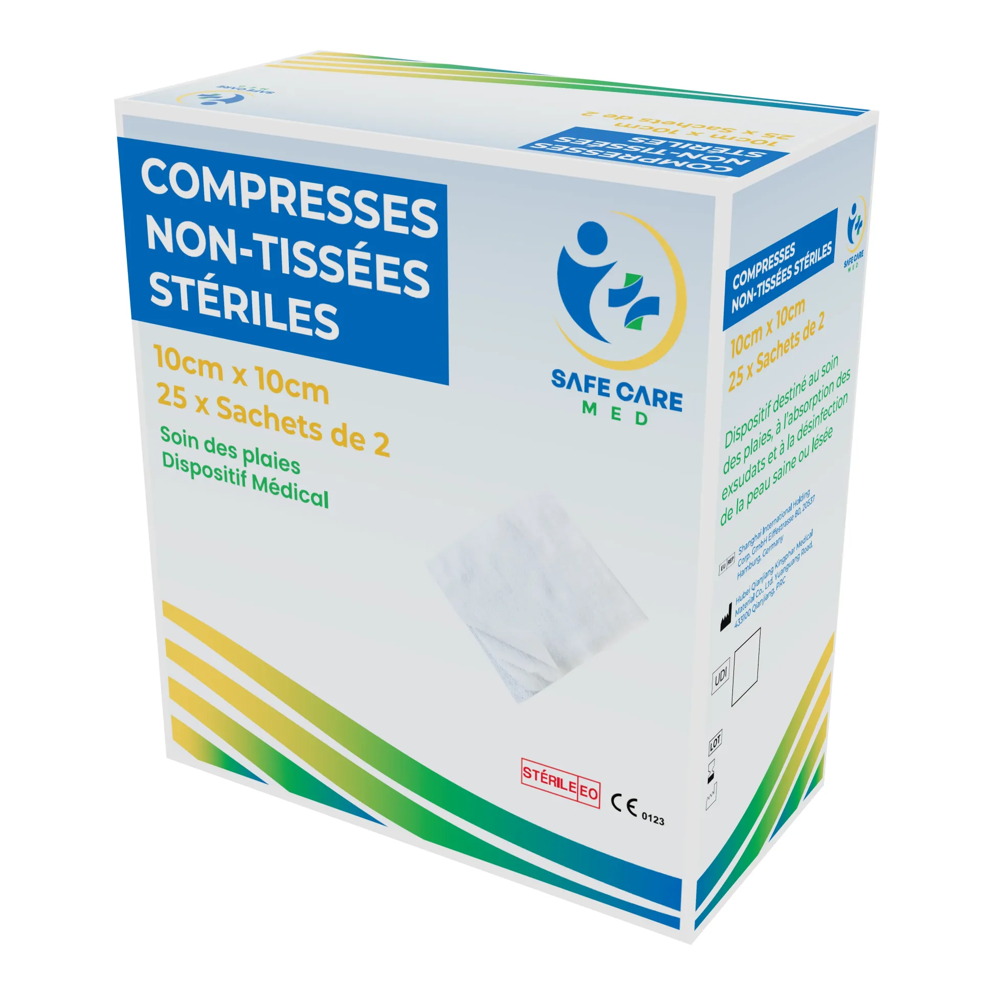 [GB0708] Compresses NT stériles 10x10cm B/25